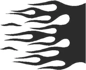 Flames Decal / Sticker 20