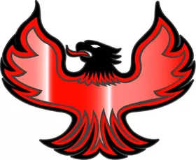 Red Phoenix Bass Boats Decal / Sticker 11