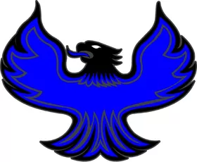 Blue Phoenix Bass Boats Decal / Sticker 13