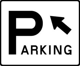 Parking Decal / Sticker 02