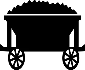 Train Coal Car Decal / Sticker 12