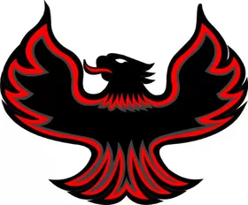 Red and Black Phoenix Bass Boats Decal / Sticker 19