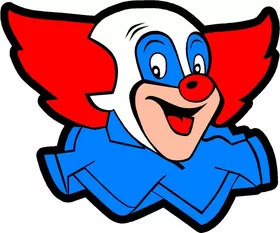 Bozo the Clown Decal / Sticker 03