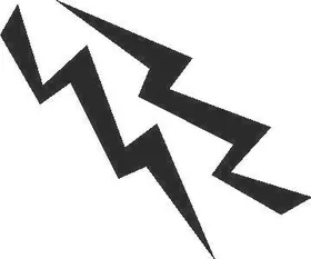 Lightning Bolts Decal / Sticker 01