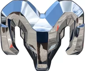 Simulated 3D Chrome Ram Decal / Sticker 46