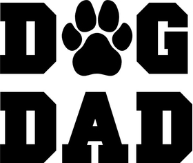 Dog Dad Decal / Sticker 02