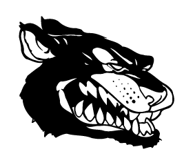 Cougars / Panthers Mascot Decal / Sticker