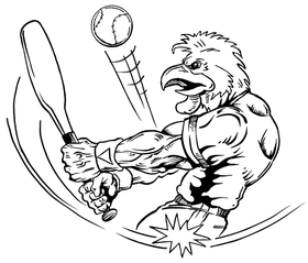 Baseball Gamecocks Mascot Decal / Sticker 4