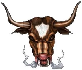 Smoking Bull Decal / Sticker