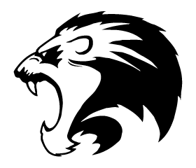 Lions Head Mascot Decal / Sticker