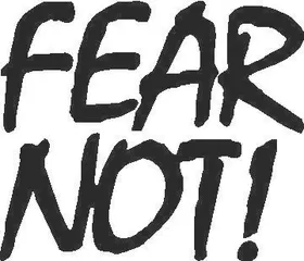 Fear Not Decal / Sticker