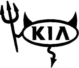 KIA Devil Decal / Sticker