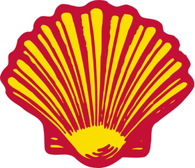 Vintage Shell Decal / Sticker 11