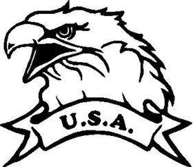 Eagle Decal / Sticker 07b