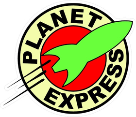 Planet Express Decal / Sticker 01