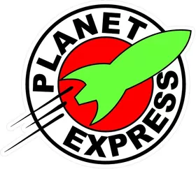 Planet Express Decal / Sticker 04