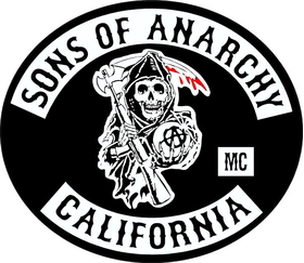 SONS OF ANARCHY DECAL / STICKER 02