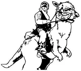 Taun Taun Decal / Sticker 01