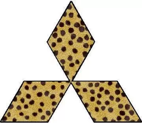 Cheetah Mitsubishi Diamond Decal / Sticker