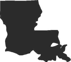 Louisiana Decal / Sticker 01