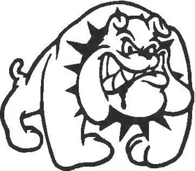 Bulldog Decal / Sticker 14