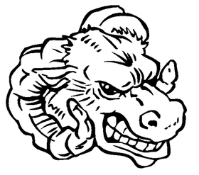 Rams Mascot Decal / Sticker 6