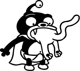 Nibbler Decal / Sticker 03