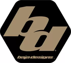 Desert Tan and Black Baja Designs Decal / Sticker 18