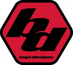 Red and Black Baja Designs Decal / Sticker 05