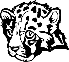 Cub Cougars / Panthers Mascot Decal / Sticker