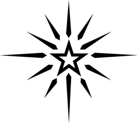 Star Decal / Sticker 11