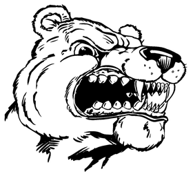 Bear Mascot Decal / Sticker