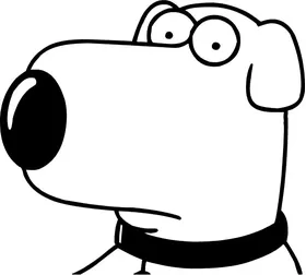 Brian Griffin Decal / Sticker 04