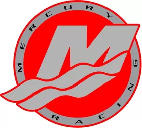 Red Mercury Racing Decal / Sticker 26