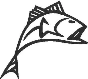 Scott Fish Decal / Sticker