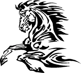 Tribal Horse Decal / Sticker 14