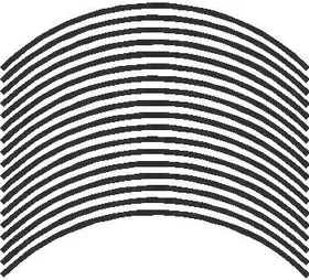 Rim Stripe for 17 inch rim THIN STYLE