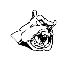 Bulldogs Mascot Decal / Sticker