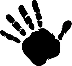 Hand Print Decal / Sticker 03