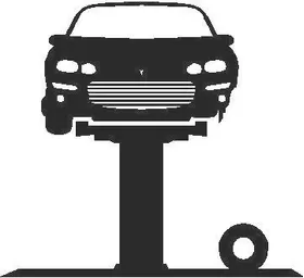 Car Lift Decal / Sticker