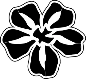 Dove Flower Decal / Sticker 07