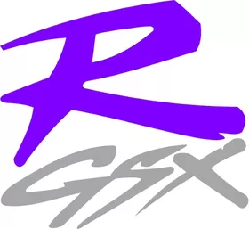 Light Violet and Silver GSXR Decal / Sticker 32