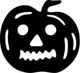 Jack-O-Lantern Decal / Sticker 02