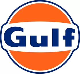 Gulf Decal / Sticker 04