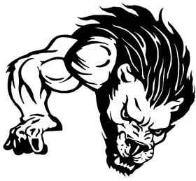 Lion Mascot Decal / Sticker