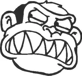 Family Guy Evil Monkey Decal / Sticker 01