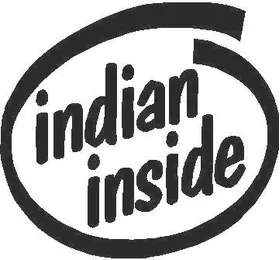 Indian Inside Decal / Sticker
