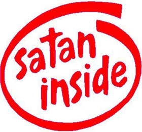 Satan Inside Decal / Sticker