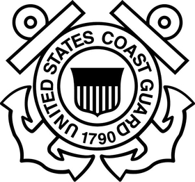 U.S. Coast Guard Decal / Sticker 06