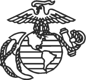 Marines Decal / Sticker 01